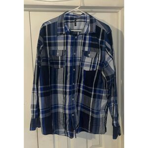 Nine 930 Thirty Mens Long Sleeve Casual Shirt Size XL